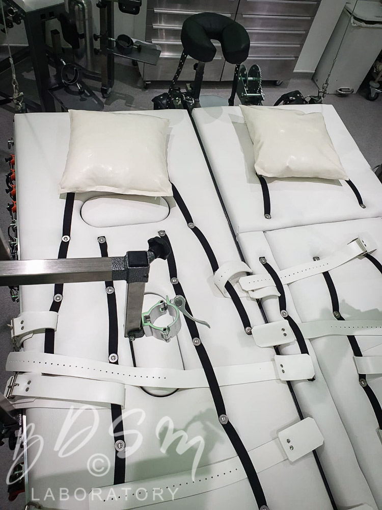 BDSM Bondage bed for two people at the BDSM Laboratory