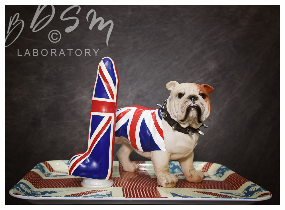 dog and dildo in union jacks