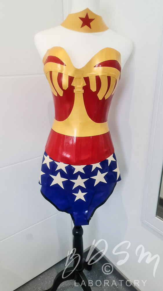 eBay rubber outfit sales 2 Wonder Woman rubber outfit for sale on ebay