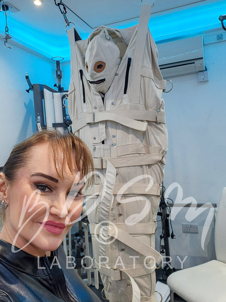 Mistress Miranda playing nurse at the BDSM Laboratory